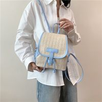 Solid Color Casual Travel Women's Backpack main image 2