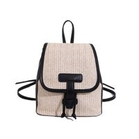 Solid Color Casual Travel Women's Backpack sku image 1
