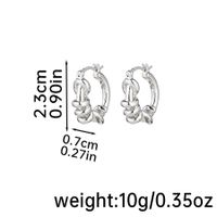 1 Paar Moderner Stil Klassischer Stil Geometrisch Überzug Kupfer Vergoldet Reif Ohrringe sku image 3