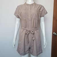 Women's Street Casual Solid Color Shorts Rompers main image 2