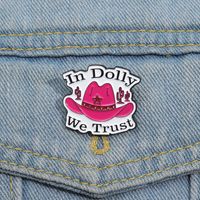 Cartoon Style Cute Cowboy Style Human Animal Letter Alloy Stamping Stoving Varnish Plating Unisex Brooches main image 10