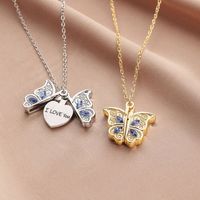 Wholesale Jewelry Elegant Vintage Style Lady Geometric Water Droplets Imitation Pearl Artificial Gemstones Imitation Pearl Rhinestones Inlay Pendant Necklace main image 3