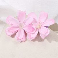 Women's IG Style Vacation Tropical Flower Alloy Cloth Hair Clip sku image 2