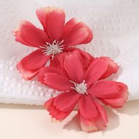 Women's IG Style Vacation Tropical Flower Alloy Cloth Hair Clip main image 5