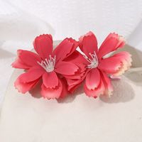 Women's IG Style Vacation Tropical Flower Alloy Cloth Hair Clip sku image 3