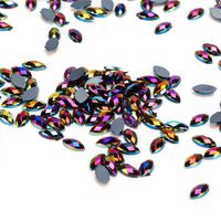 1000 Morceaux Par Paquet 2000 Morceaux Par Paquet 500 Morceaux Par Paquet 3*6mm 4*8mm Arylique Strass Géométrique DIY Ornement Accessoires sku image 3