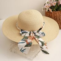 Women's Vacation Sweet Solid Color Big Eaves Sun Hat sku image 13