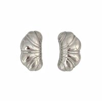 1 Par Estilo Vintage Estilo Clásico Guisante Enchapado Metal Acero Inoxidable 304 Chapados en oro de 18k Pendientes sku image 1