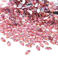 1000 Pieces Per Pack 2000 Pieces Per Pack 500 Pieces Per Pack 3*6mm 4*8mm Arylic Rhinestone Geometric DIY Ornament Accessories sku image 1