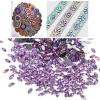 1000 Stück Pro Packung 2000 Stücke Pro Packung 500 Stück Pro Packung 3*6mm 4*8mm Aryl Strass Geometrisch DIY Zubehör main image 6