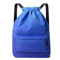 Waterproof Gradient Color Casual Travel Drawstring Backpack sku image 4