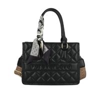Women's Medium Pu Leather Letter Lingge Streetwear Zipper Handbag sku image 6