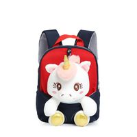 Nueva Bolsa De Peluche Para Niños De Dibujos Animados Ins Estilo Coreano Unicornio Muñeca Mochila Guardería Linda Niña sku image 6