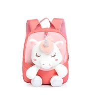 New Cartoon Children's Plush Bag Ins Korean Style Unicorn Doll Backpack Kindergarten Cute Girl Schoolbag sku image 3