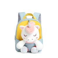 New Cartoon Children's Plush Bag Ins Korean Style Unicorn Doll Backpack Kindergarten Cute Girl Schoolbag sku image 4