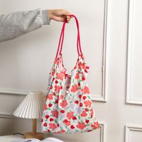 Women's Basic Classic Style Flower Polyester Shopping Bags main image 2