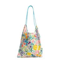 Women's Basic Classic Style Flower Polyester Shopping Bags main image 3
