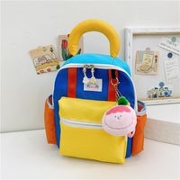 New Kindergarten Backpack Children's Primary School Grade One Boys And Girls Ultra-Light Backpack Spine Protection Travel Backpack sku image 7