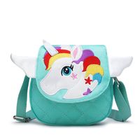 New Kindergarten Baby Crossbody Bag Cute Cartoon Unicorn Children Bag Mini Messenger Bag sku image 3
