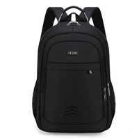 Men's Solid Color Oxford Cloth Zipper Fashion Backpack School Backpack main image 2