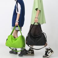 Unisex Basic Classic Style Solid Color Oxford Cloth Travel Bags main image 5