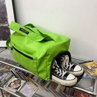 Unisex Basic Classic Style Solid Color Oxford Cloth Travel Bags main image 3