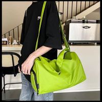 Unisex Basic Classic Style Solid Color Oxford Cloth Travel Bags sku image 1