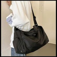 Unisex Basic Classic Style Solid Color Oxford Cloth Travel Bags sku image 2