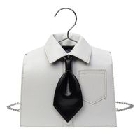 Women's Medium Pu Leather Shirt Streetwear Magnetic Buckle Crossbody Bag main image 4