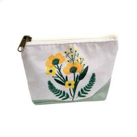 Sweet Flower Butterfly Canvas Bucket Makeup Bags main image 1