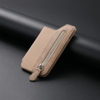 Unisex Solid Color Pu Leather Zipper Card Holder sku image 4