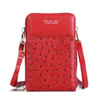 Women's Medium Pu Leather Solid Color Vintage Style Classic Style Zipper Phone Wallets sku image 4