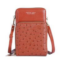 Women's Medium Pu Leather Solid Color Vintage Style Classic Style Zipper Phone Wallets sku image 6