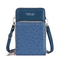 Women's Medium Pu Leather Solid Color Vintage Style Classic Style Zipper Phone Wallets sku image 5