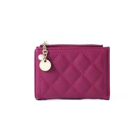 Women's Solid Color Pu Leather Zipper Wallets sku image 4