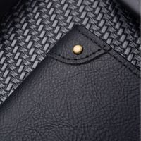 Men's Letter Pu Leather Open Small Wallets main image 2