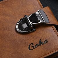 Men's Letter Pu Leather Lock Clasp Long Wallets main image 5