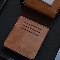 Men's Letter Pu Leather Lock Clasp Long Wallets main image 3