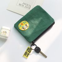 Women's Solid Color Cotton Zipper Wallets main image 2