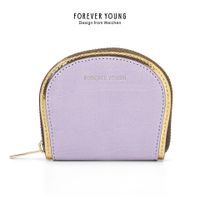 Women's Solid Color Pu Leather Zipper Wallets sku image 5