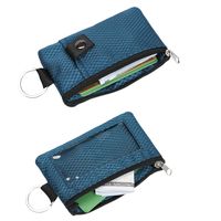 Unisex Solid Color Polyester Zipper Wallets main image 5