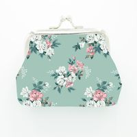 Women's Flower Pu Leather Clasp Frame Wallets main image 1