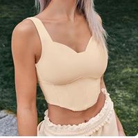 Einfacher Stil Einfarbig Nylon V-Ausschnitt Aktive Tops Weste Gerade Hosen main image 4