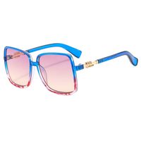 Modern Style Solid Color Ac Square Full Frame Women's Sunglasses main image 5