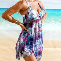 امرأة الأزهار ديتسي 2 قطعة مجموعة Tankinis مجموعات ملابس السباحة main image 4