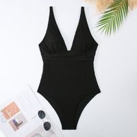 Women's Sexy Solid Color 1 Piece One Piece Swimwear main image 4