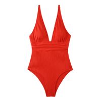 Women's Sexy Solid Color 1 Piece One Piece Swimwear main image 2