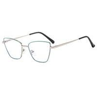 British Style Solid Color Ac Cat Eye Full Frame Optical Glasses main image 4