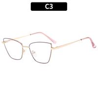 Casual Simple Style Solid Color Ac Cat Eye Full Frame Optical Glasses sku image 3