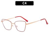 Casual Simple Style Solid Color Ac Cat Eye Full Frame Optical Glasses sku image 4